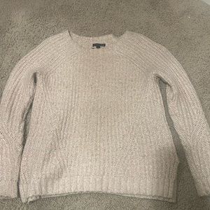 Beige American Eagle Knit Sweater, Size XS